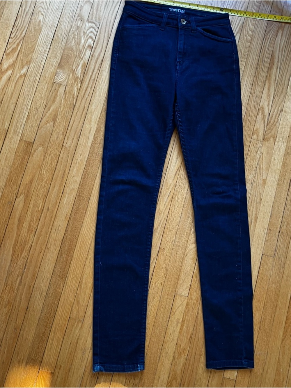 Tristan Jeans in Dark wash stretchy sexy sleek taliored highwaisted high rise